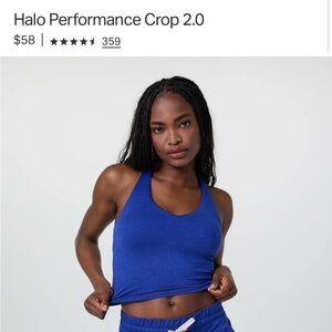 Vuori Halo Performance Crop 2.0